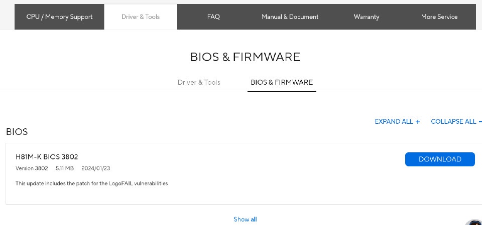 Asus Download Center